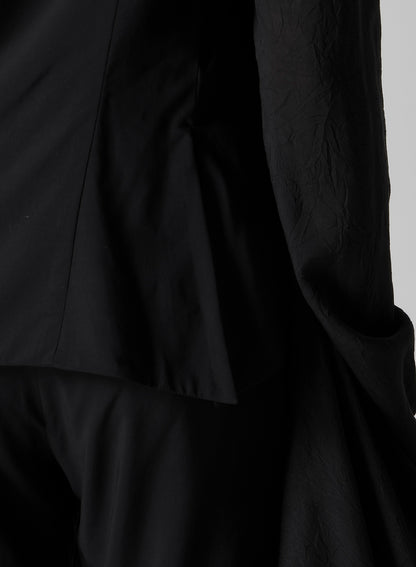 BALLOON SLEEVE WRAP JACKET