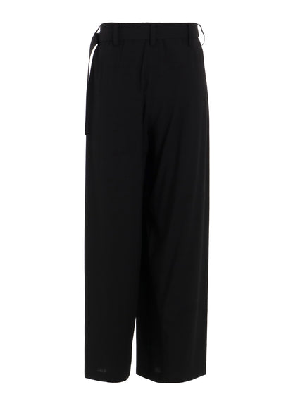 Ry WRINKLED LAWN L FRONT TUCK PANTS