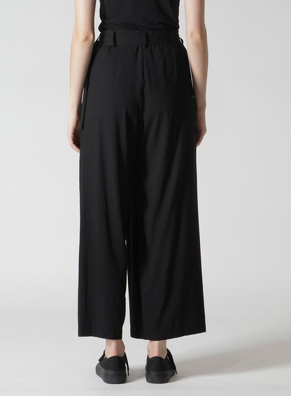 Ry WRINKLED LAWN L FRONT TUCK PANTS