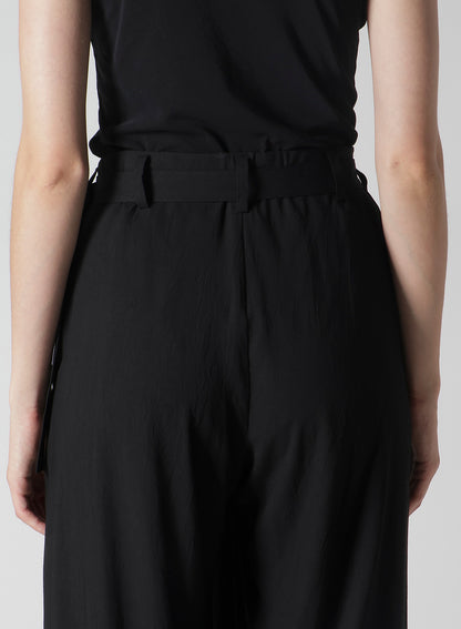 Ry WRINKLED LAWN L FRONT TUCK PANTS