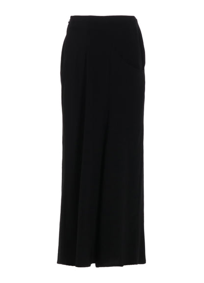 TA/PE CREPE DE CHINE L BIG POCKET DETAIL SKT