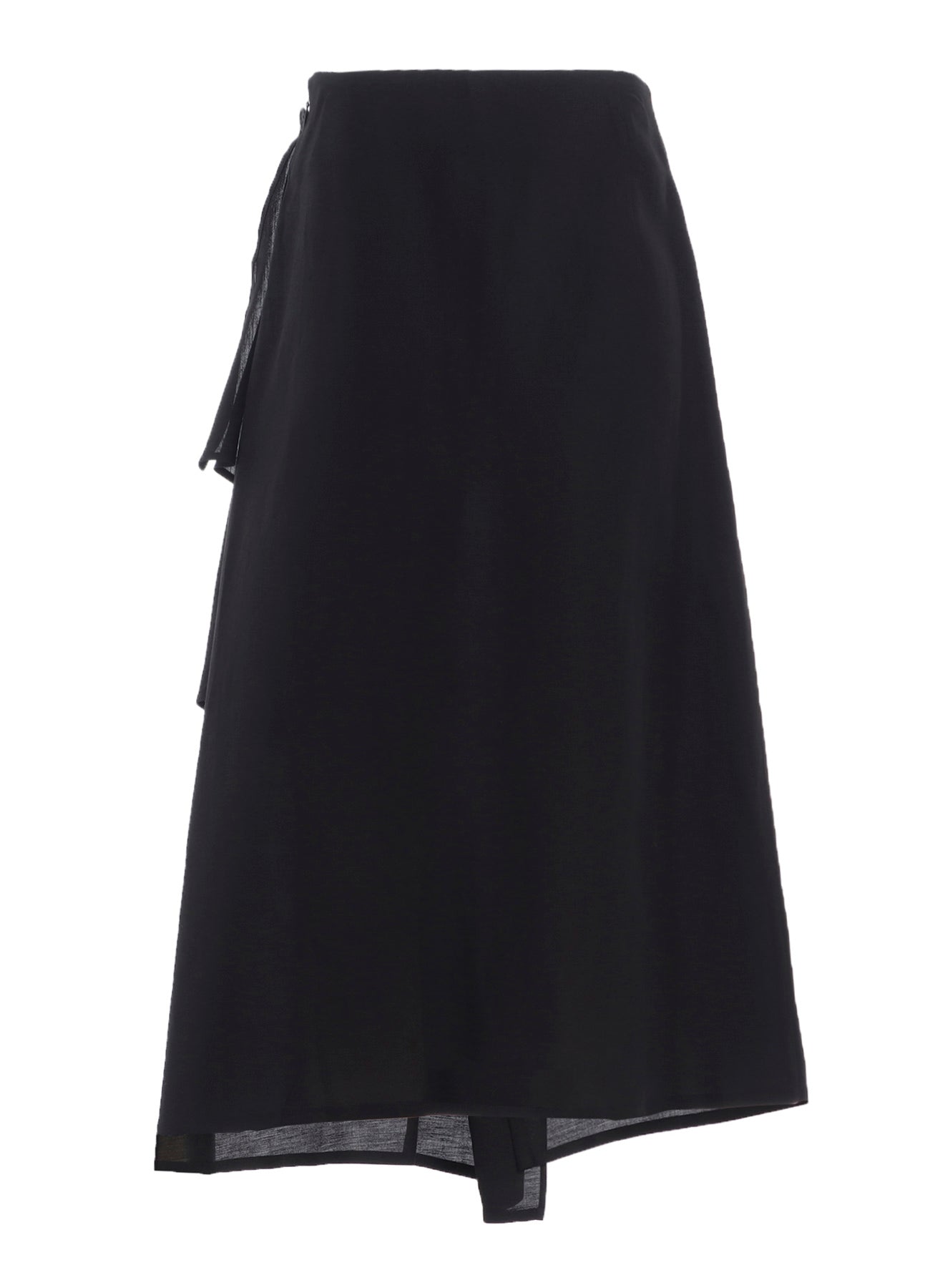 C/Li GABARDINE L DRAPED SKIRT
