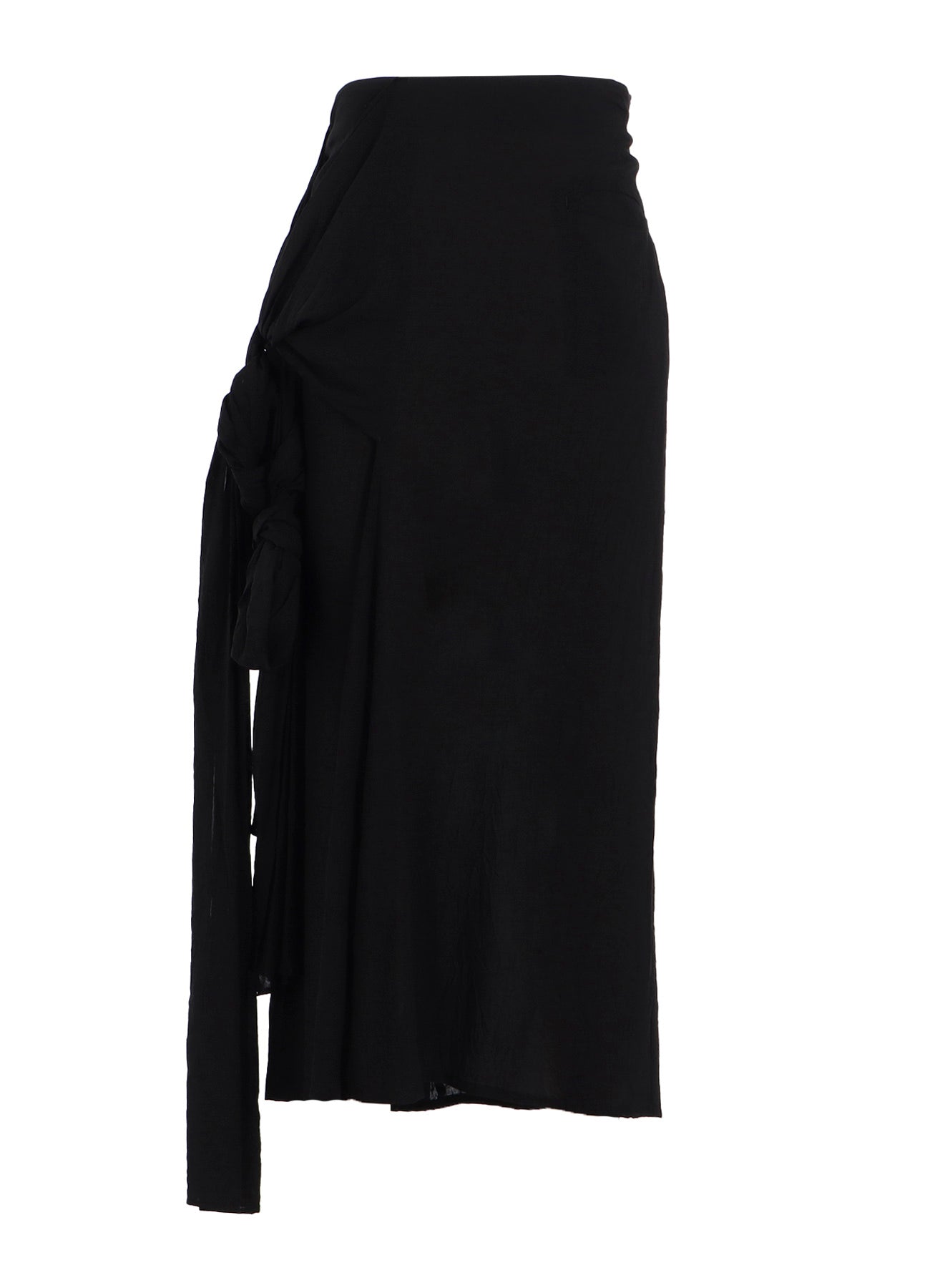 82 MODAL LAWN R FRONT KNOT DETAIL SKIRT