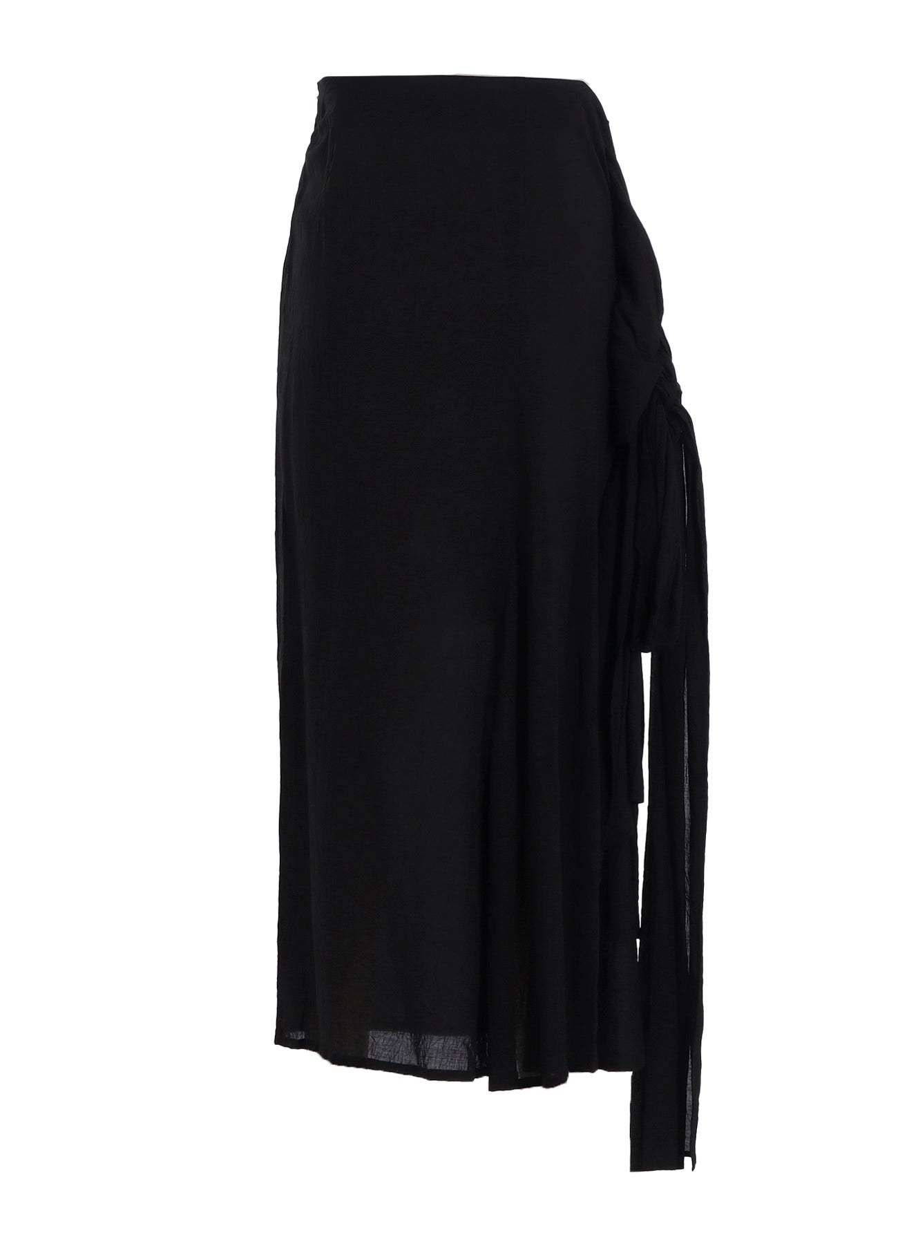 82 MODAL LAWN R FRONT KNOT DETAIL SKIRT