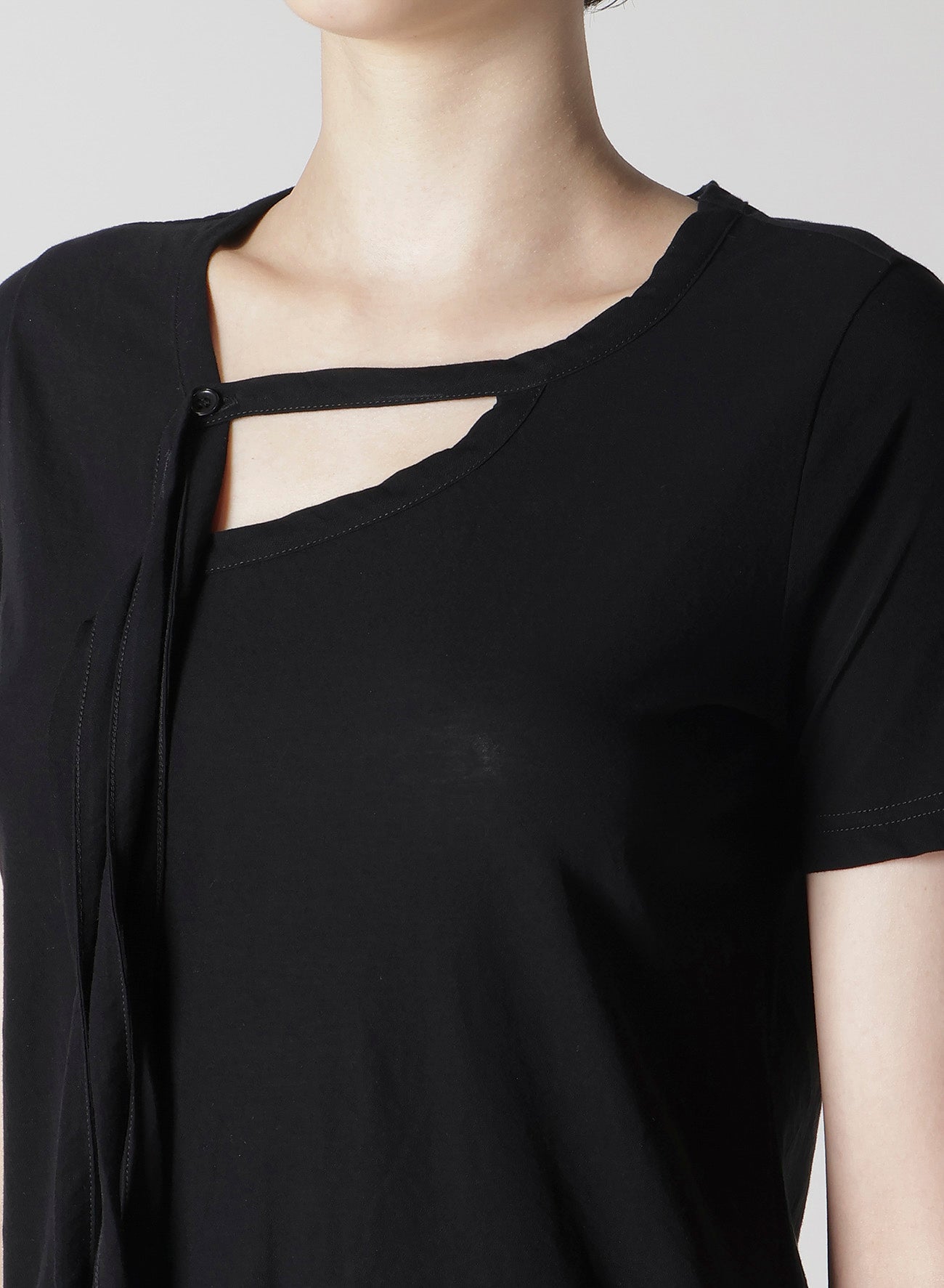 HIGH TWISTED SINGLE JERSEY STRAP SHORT SLV T
