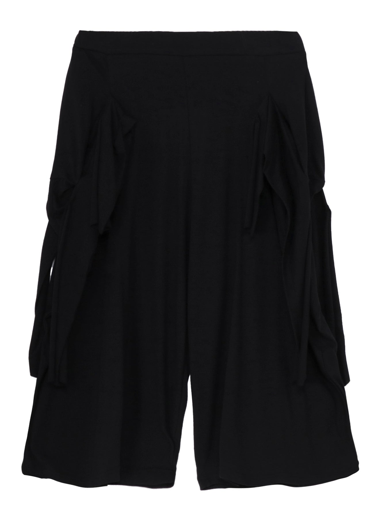 COTTON SINGLE JERSEY WIDE PANTS