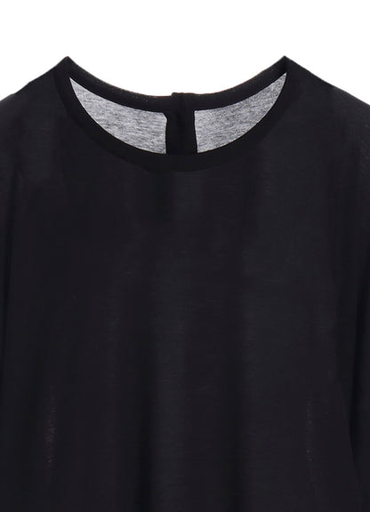 GASSING YARN SINGLE JERSEY BACKSIDE BUTTON CARDIGAN