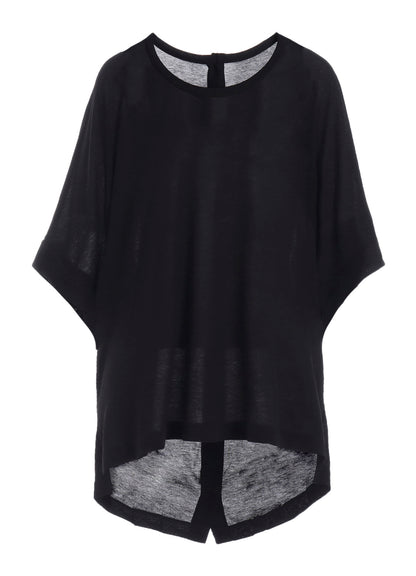 GASSING YARN SINGLE JERSEY BACKSIDE BUTTON CARDIGAN