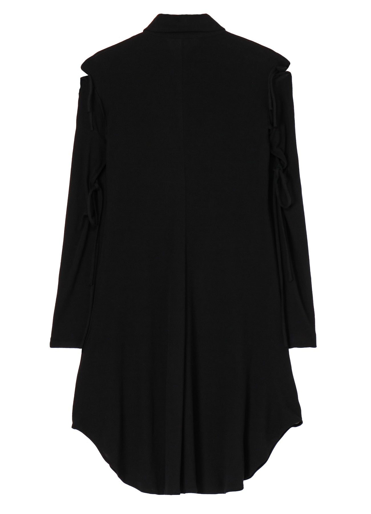 SUPIMA HIGH-TWISTED MILANO RIB DECONSTRUCTED RIBBON DRESS