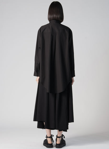 BROAD R-CUTTING TIE BLOUSE