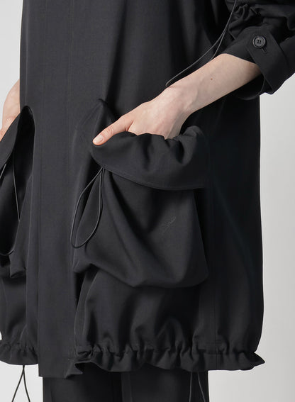 GABARDINE R-STRING COAT
