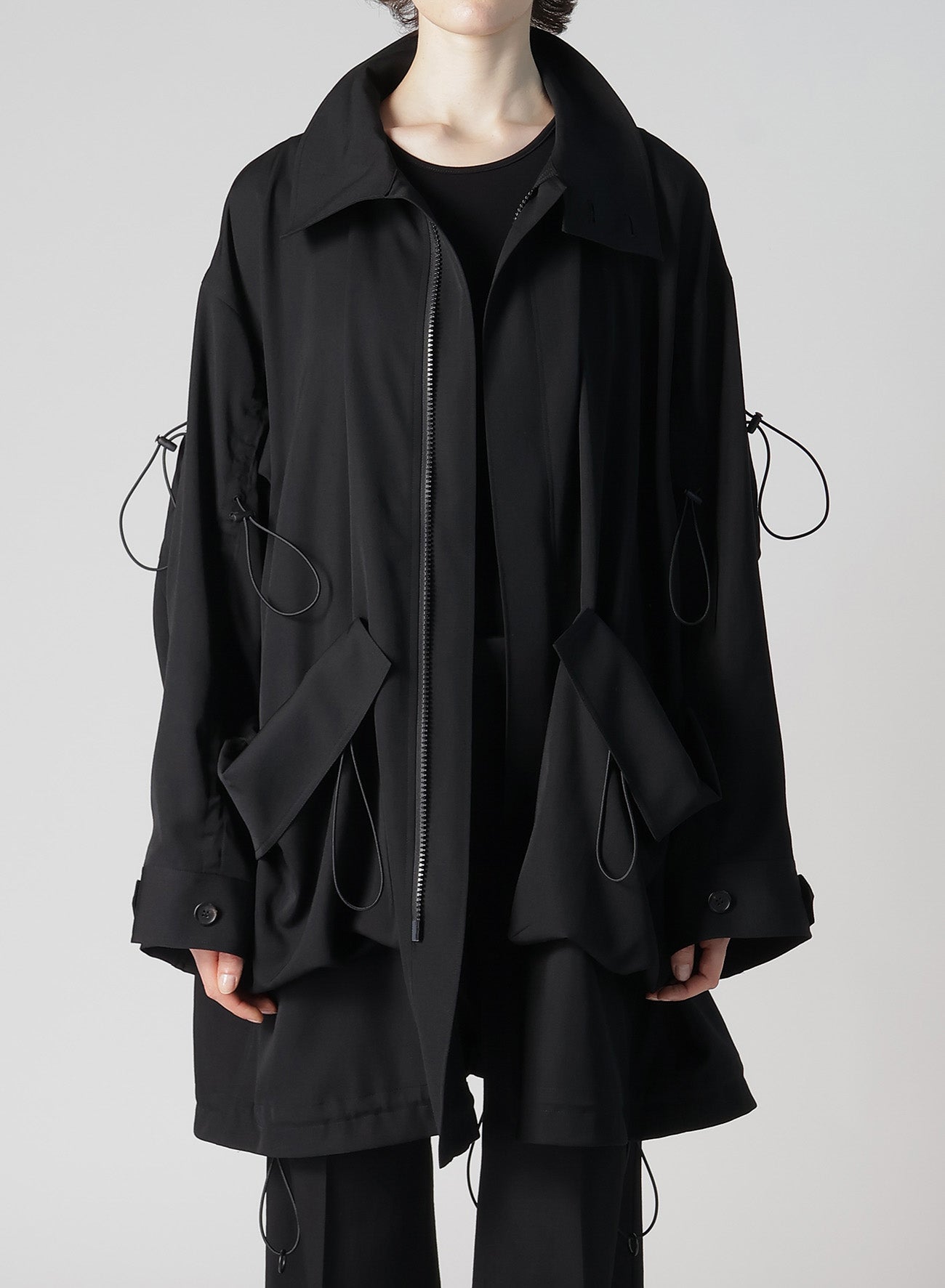 GABARDINE R-STRING COAT