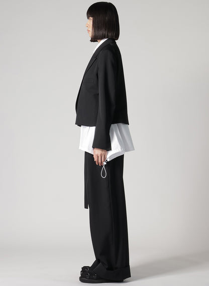 GABARDINE R-SHORT PEAKED JKT