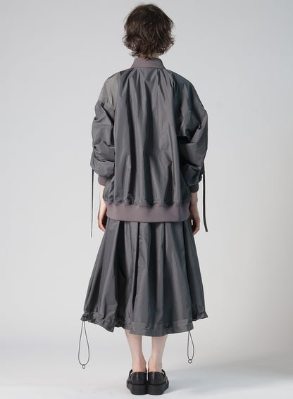 PE TWILL R-BELTED JKT