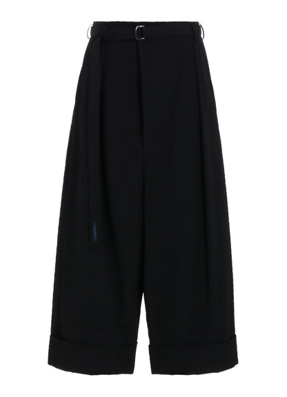 GABARDINE R-MACKIN LOOSE PANTS