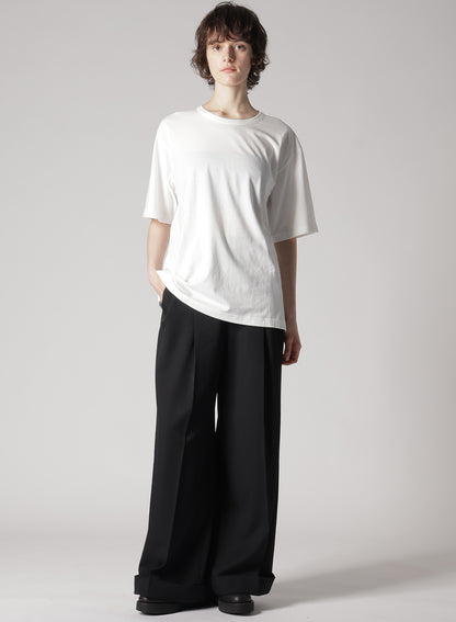 GABARDINE R-55W BAGGY PANTS