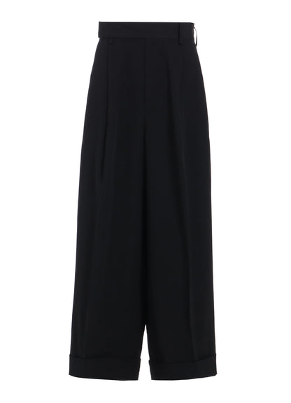 GABARDINE R-55W BAGGY PANTS