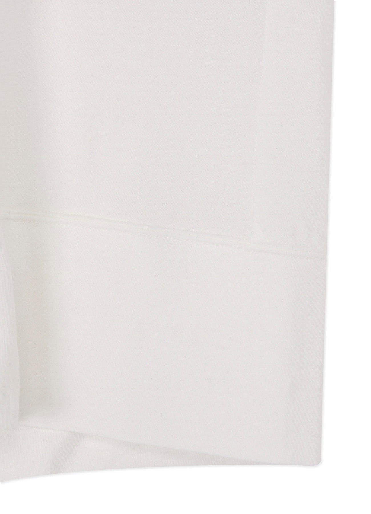 COTTON SINGLE JERSEY R-V TWISTED T-SHIRT