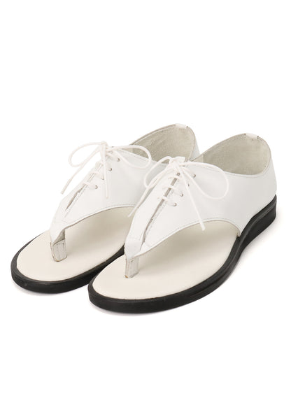 OIL SMOOTH LACE UP SANDAL