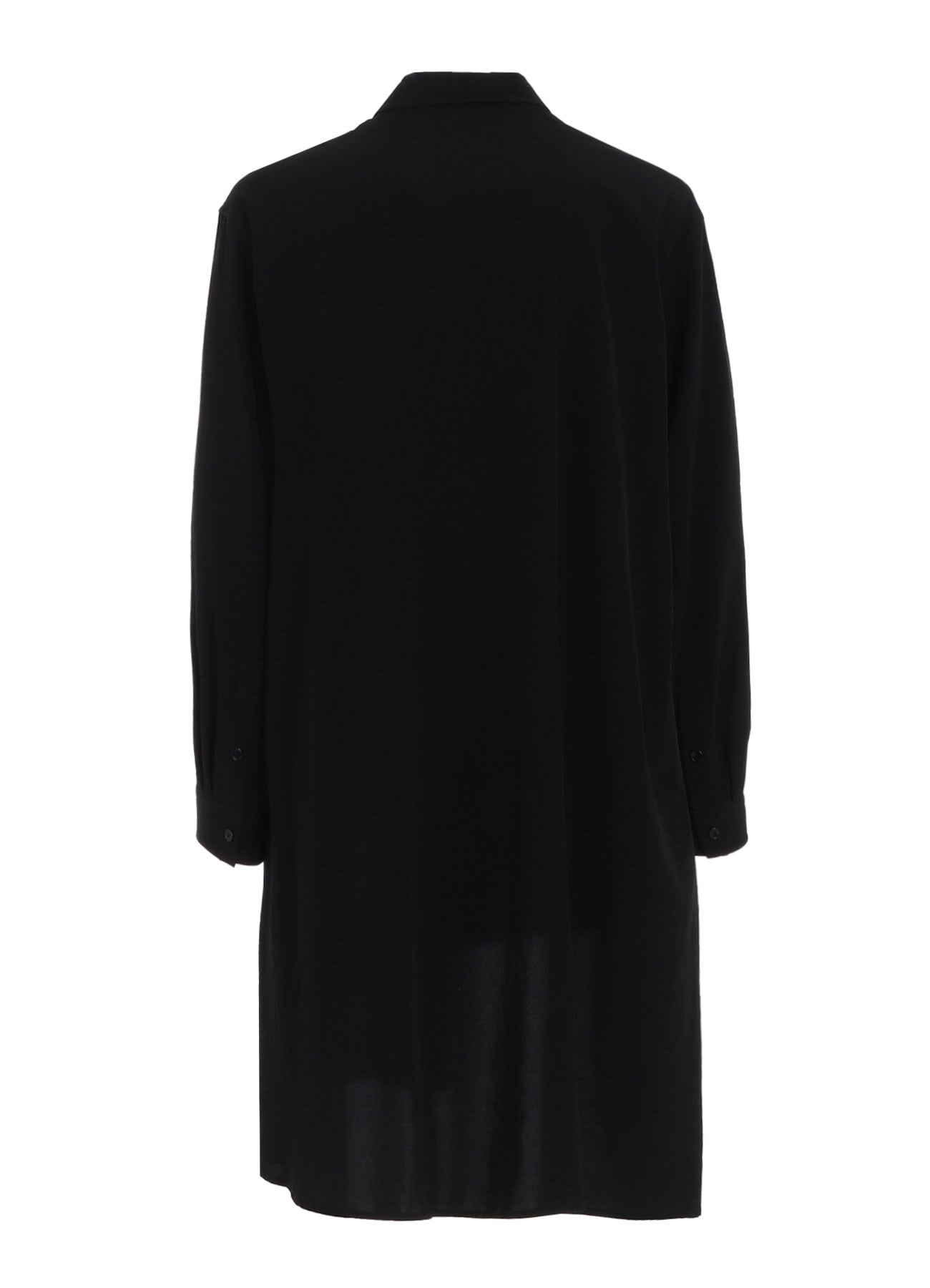 CREPE DE CHINE STANDARD ASYMMETRICAL FLARES SHIRT