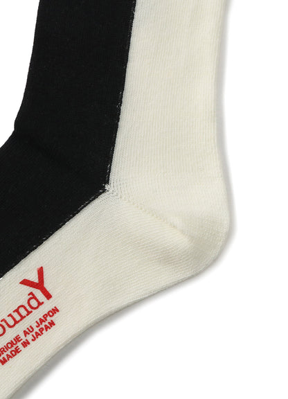 FRONT AND BACK TWO COLOR SOCKS