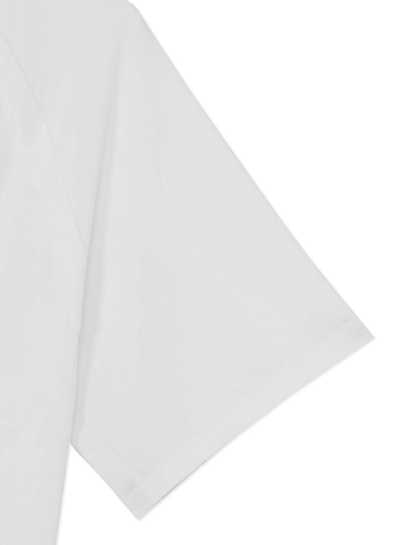 COTTON JERSEY FRONT RAGLAN SLIT T-SHIRT SHORT SLEEVES