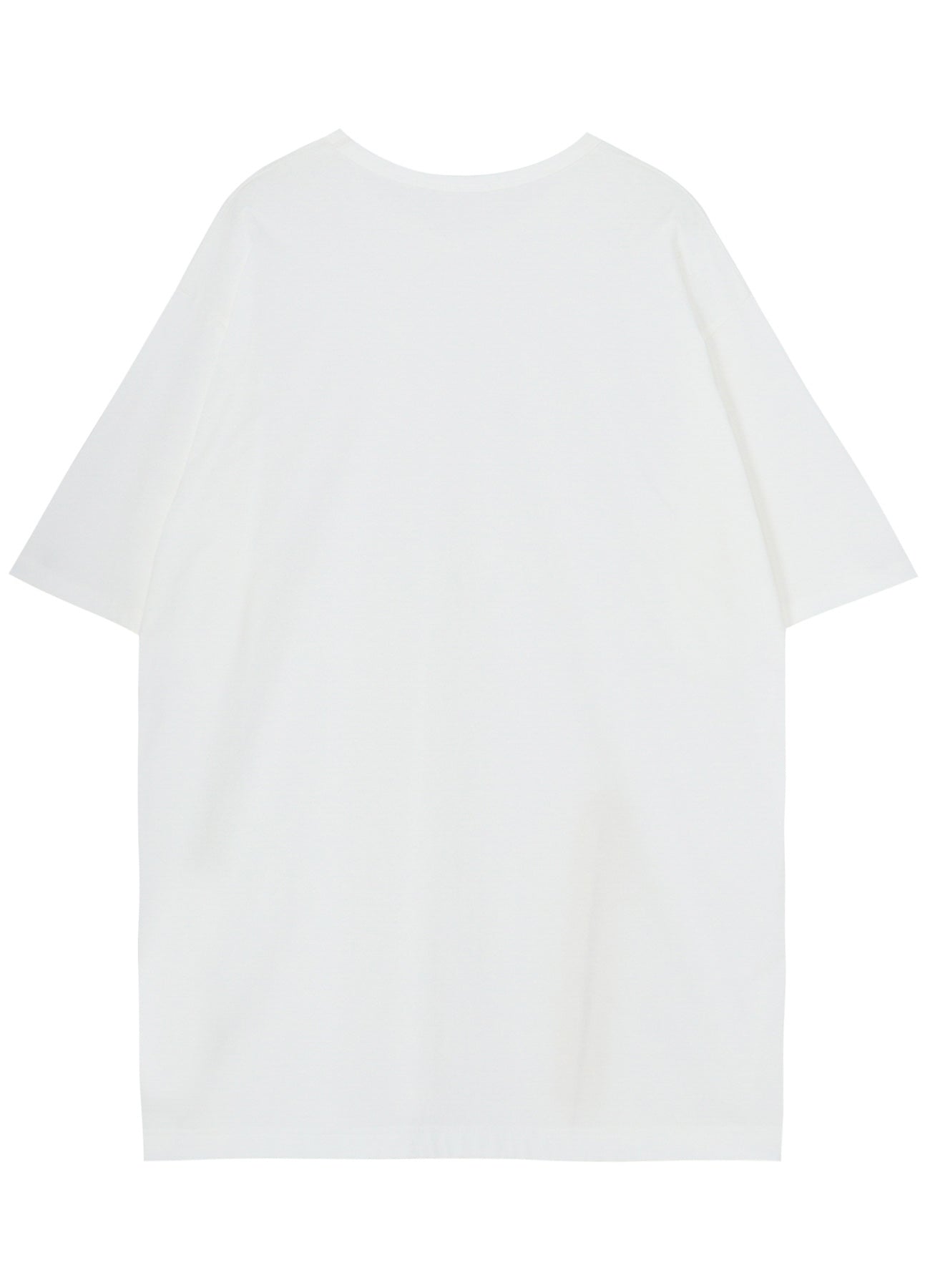 COTTON JERSEY JUMBO T-SHIRT SHORT SLEEVES