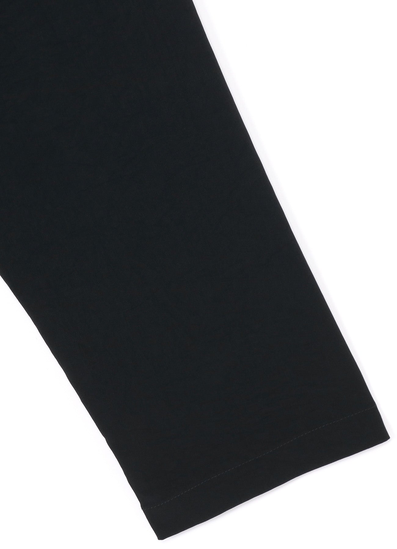 SILICON JERSEY+ CREPE DE CHINE FRONT DOUBLE FLOUNCE T-SHIRT