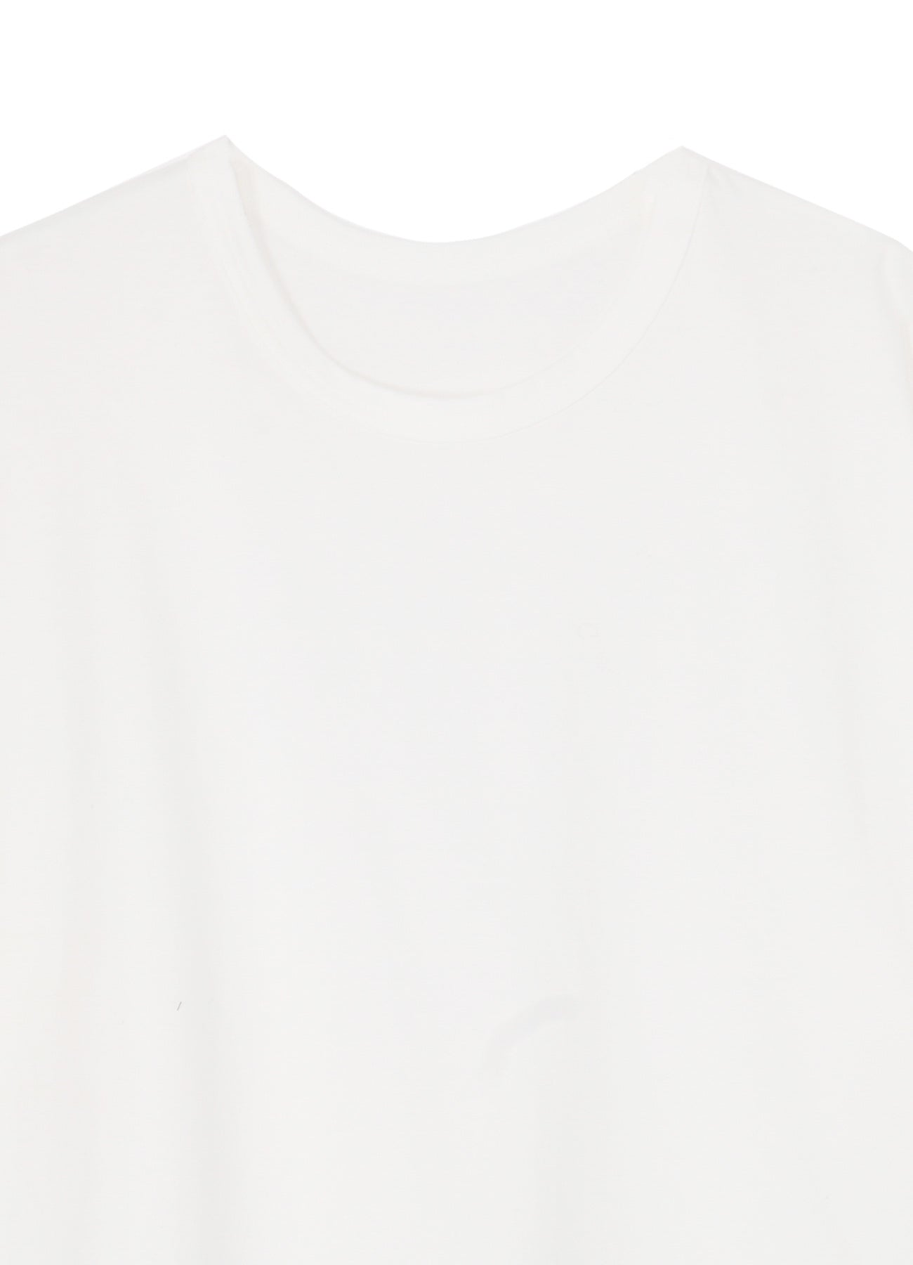 COTTON JERSEY HEM ROUND JUMBO T-SHIRT SHORT SLEEVES