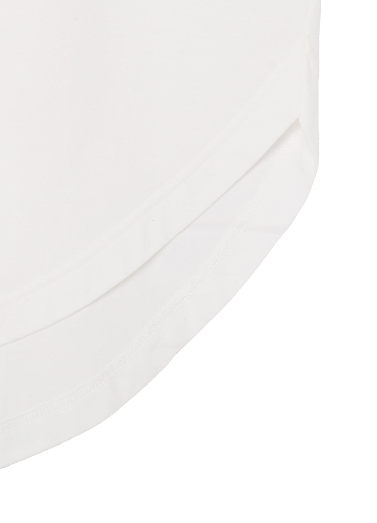 COTTON JERSEY HEM ROUND JUMBO T-SHIRT SHORT SLEEVES