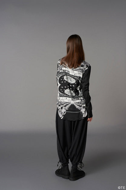 Ground Y × 『MONONOKE The Movie』  Collaborate Collection OHIROMA RAYON BLOUSE