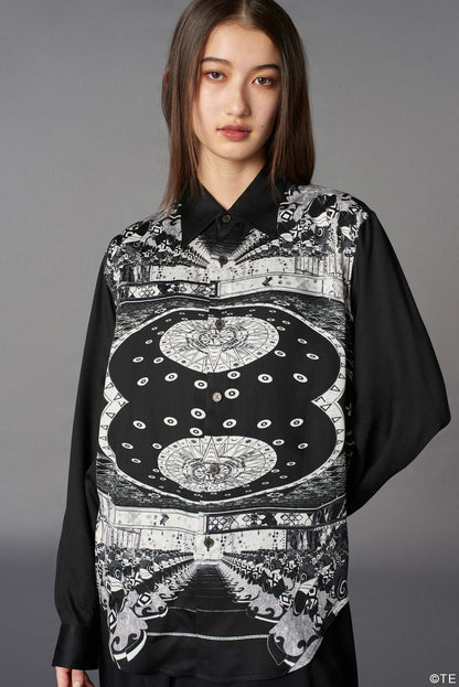 Ground Y × 『MONONOKE The Movie』  Collaborate Collection OHIROMA RAYON BLOUSE