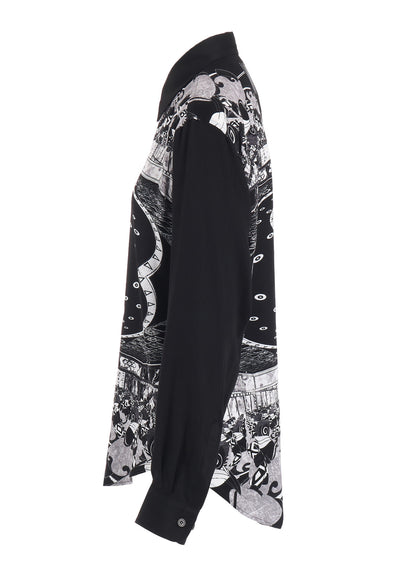 Ground Y × 『MONONOKE The Movie』  Collaborate Collection OHIROMA RAYON BLOUSE