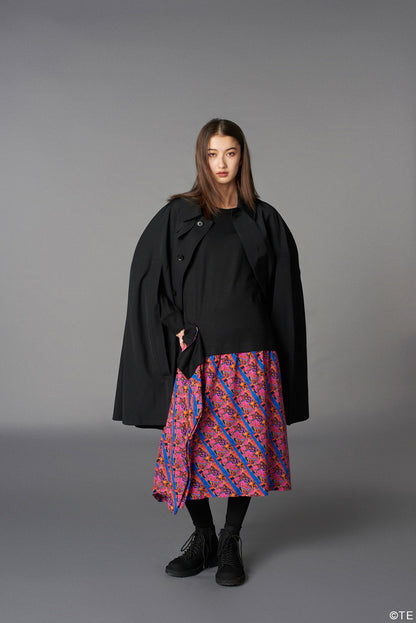 Ground Y × 『MONONOKE The Movie』  Collaborate Collection TENBIN PATTERN RAYON DOCKING DRESS