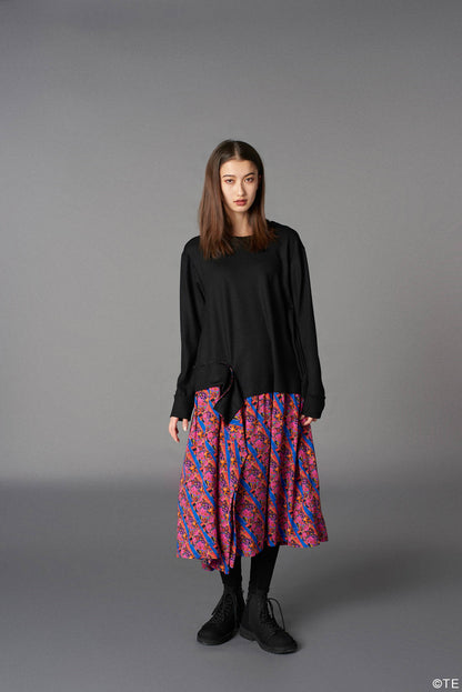 Ground Y × 『MONONOKE The Movie』  Collaborate Collection TENBIN PATTERN RAYON DOCKING DRESS