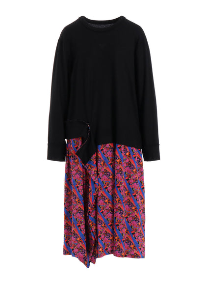 Ground Y × 『MONONOKE The Movie』  Collaborate Collection TENBIN PATTERN RAYON DOCKING DRESS