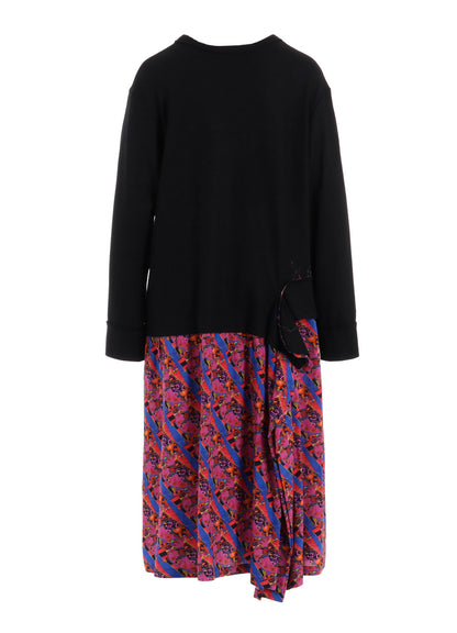 Ground Y × 『MONONOKE The Movie』  Collaborate Collection TENBIN PATTERN RAYON DOCKING DRESS