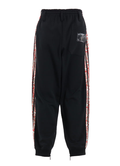 Ground Y × 『MONONOKE The Movie』  Collaborate Collection HINEZUMI LINE POLYESTER SMOOTH  TRACK PANTS