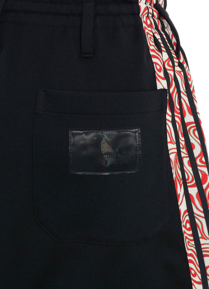 Ground Y × 『MONONOKE The Movie』  Collaborate Collection HINEZUMI LINE POLYESTER SMOOTH  TRACK PANTS