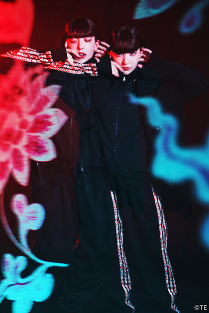 Ground Y × 『MONONOKE The Movie』  Collaborate Collection HINEZUMI LINE POLYESTER SMOOTH  TRACK PANTS