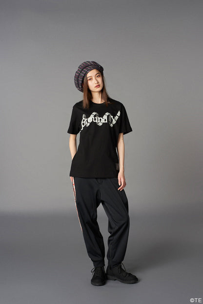 Ground Y × 『MONONOKE The Movie』  Collaborate Collection HINEZUMI LINE POLYESTER SMOOTH  TRACK PANTS