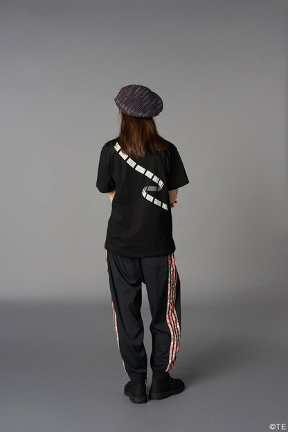 Ground Y × 『MONONOKE The Movie』  Collaborate Collection HINEZUMI LINE POLYESTER SMOOTH  TRACK PANTS