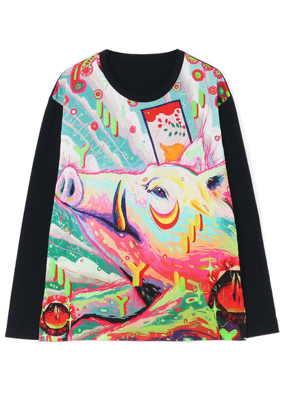 SASADA YASUTO WILD BOAR BUTTERFRY T-SHIRT