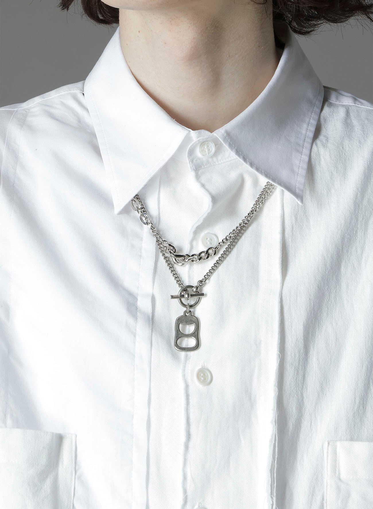 BRASS PULL TAB NECKLACE