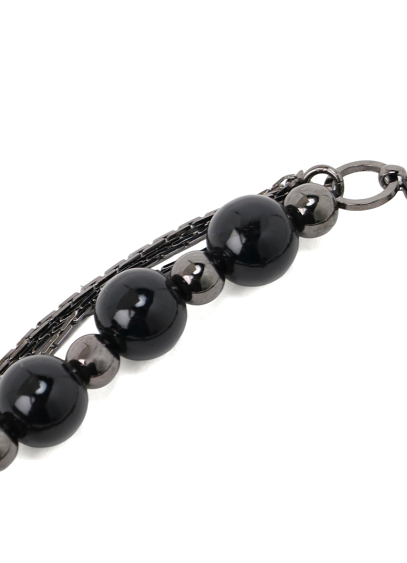 BRASS BEADS CHAIN BRACELET C