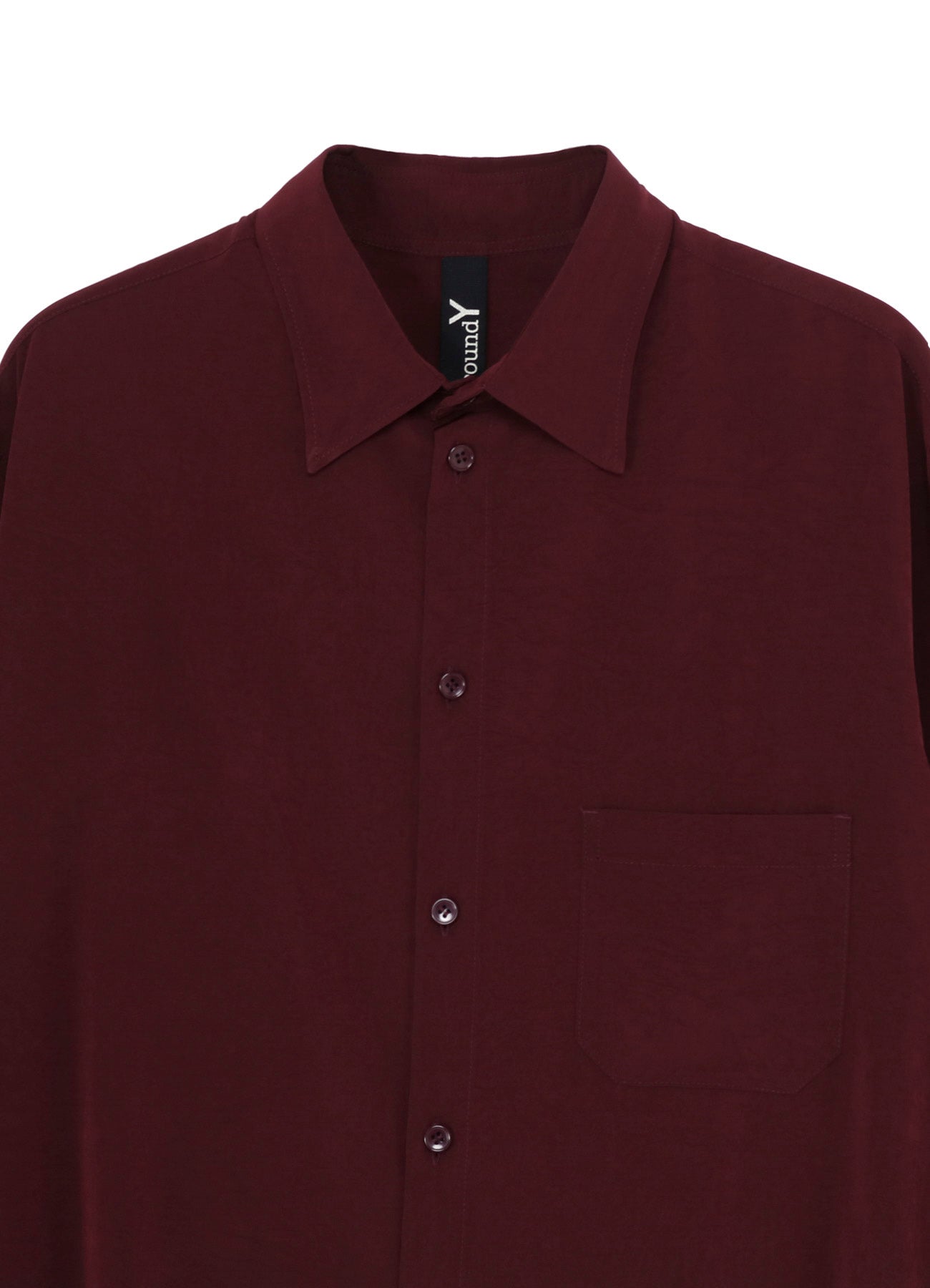 CREPE DE CHINE ASYMMETRY SHIRT