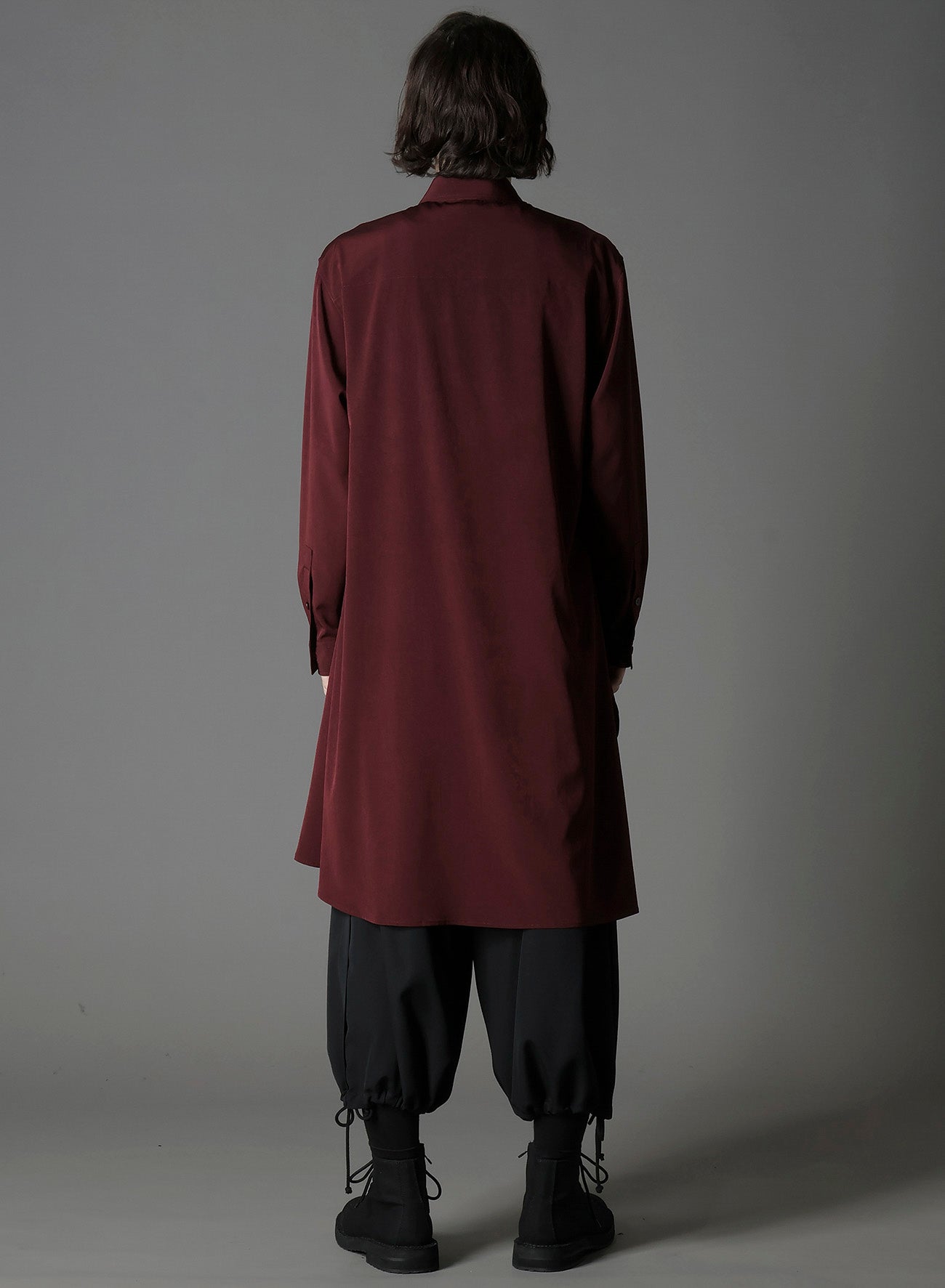 CREPE DE CHINE ASYMMETRY SHIRT