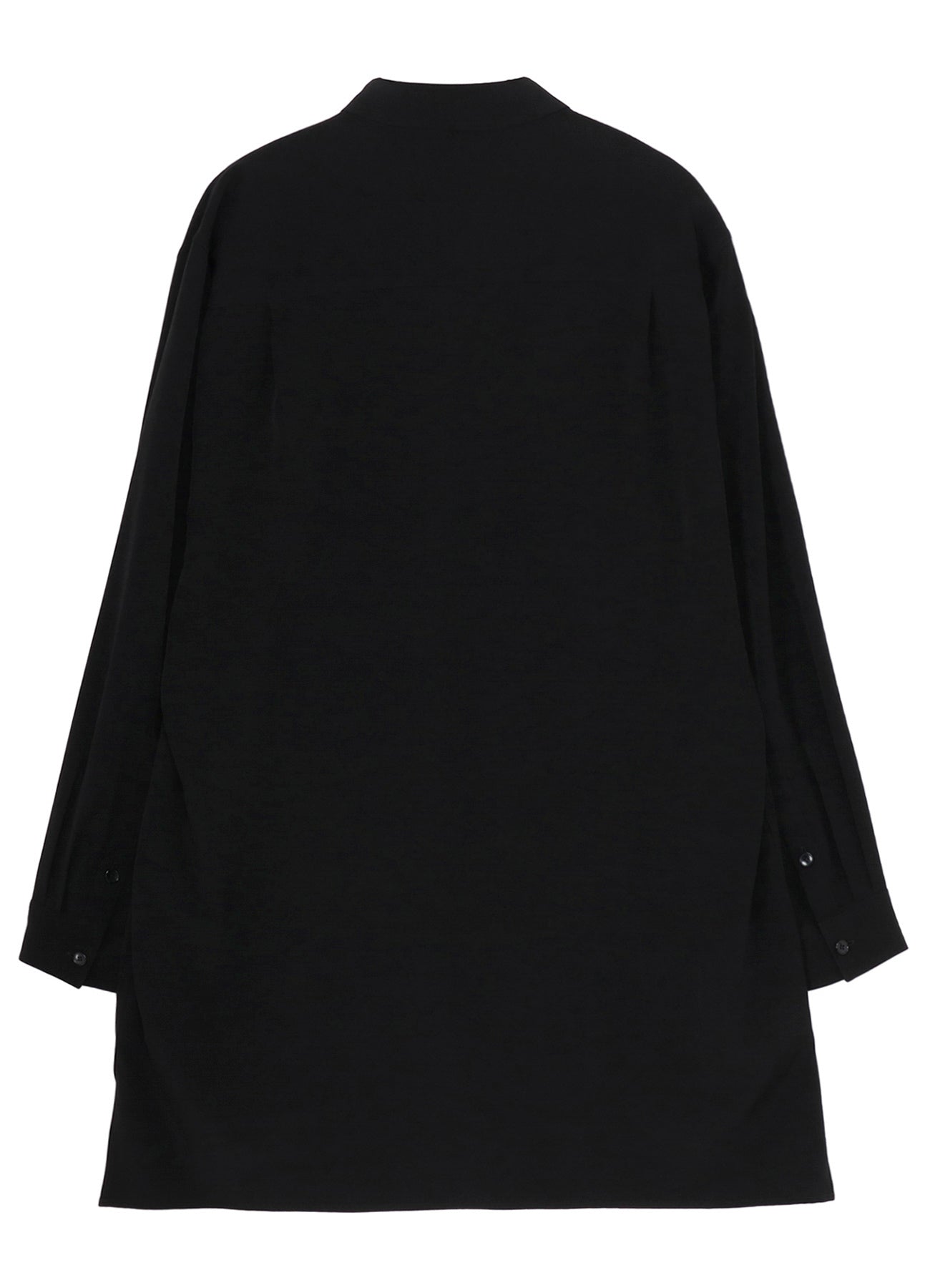 CREPE DE CHINE LEFT FRONT DRAPE SHIRT