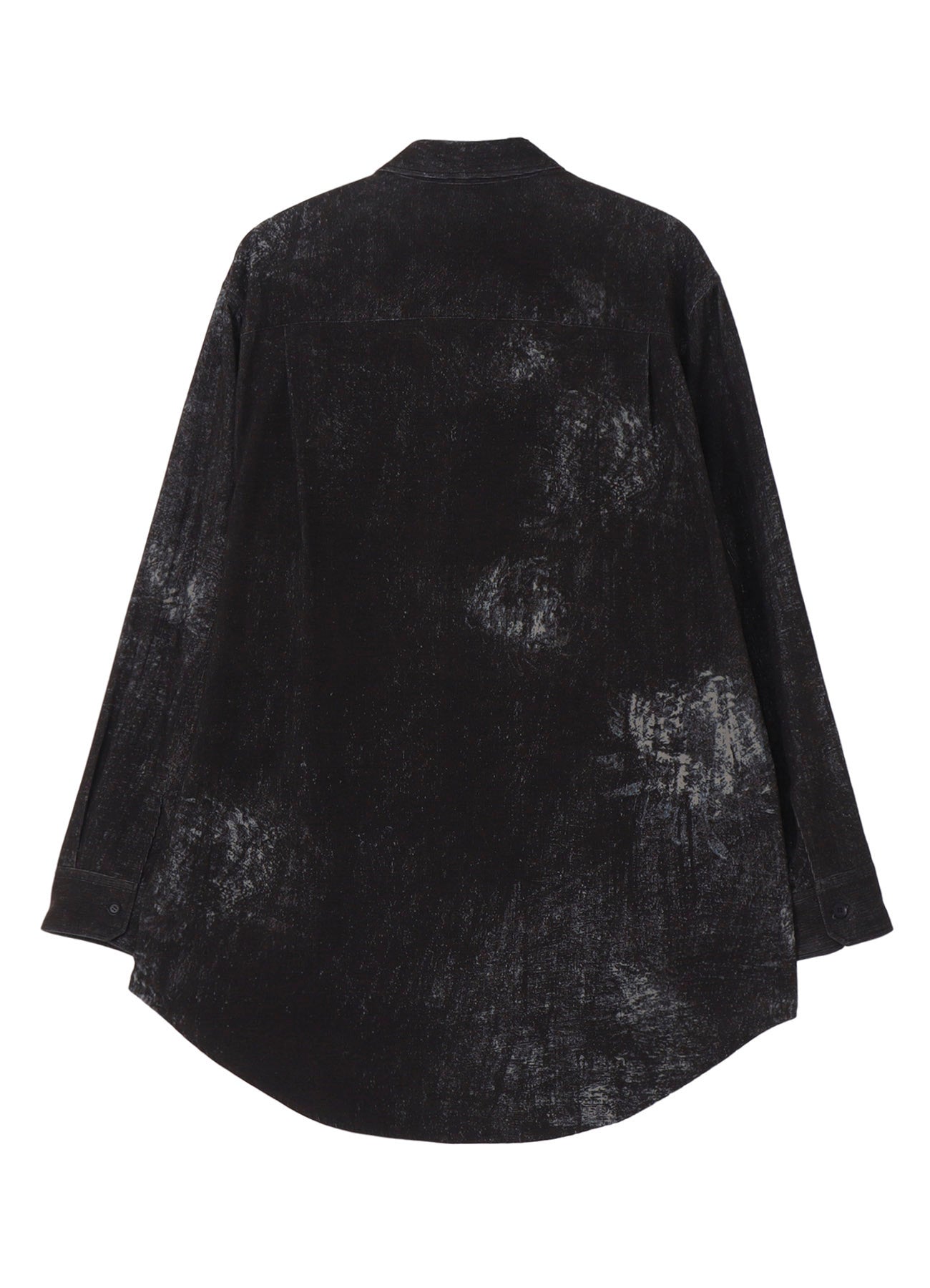 NARROW RIBS CORDUROY OPEN ZIP STANDARD BIG SHIRT