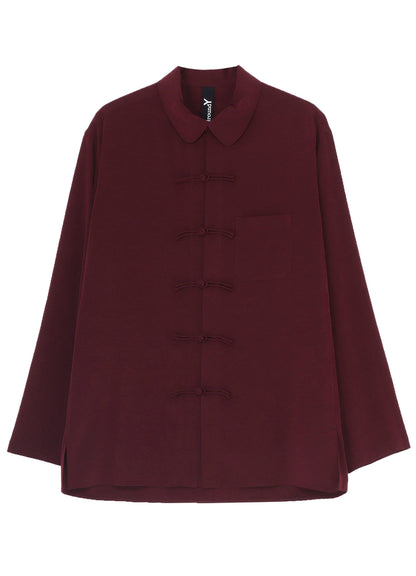 CREPE DE CHINE SHAKA BUTTON SHIRT